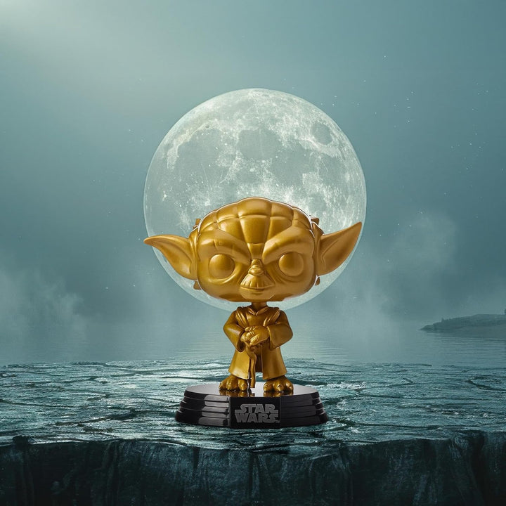 Star Wars Funko – 43018 – Funko Pop! – Movies Gold Edition – Yoda – Vinyl Figur,ca. 9cm