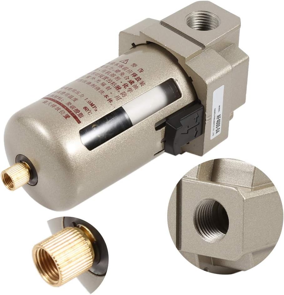 1/2 '' Wasserabscheider Druckluft, Luftfilter Kompressor Druckluftfilter Wasserfilter Abscheider Luf