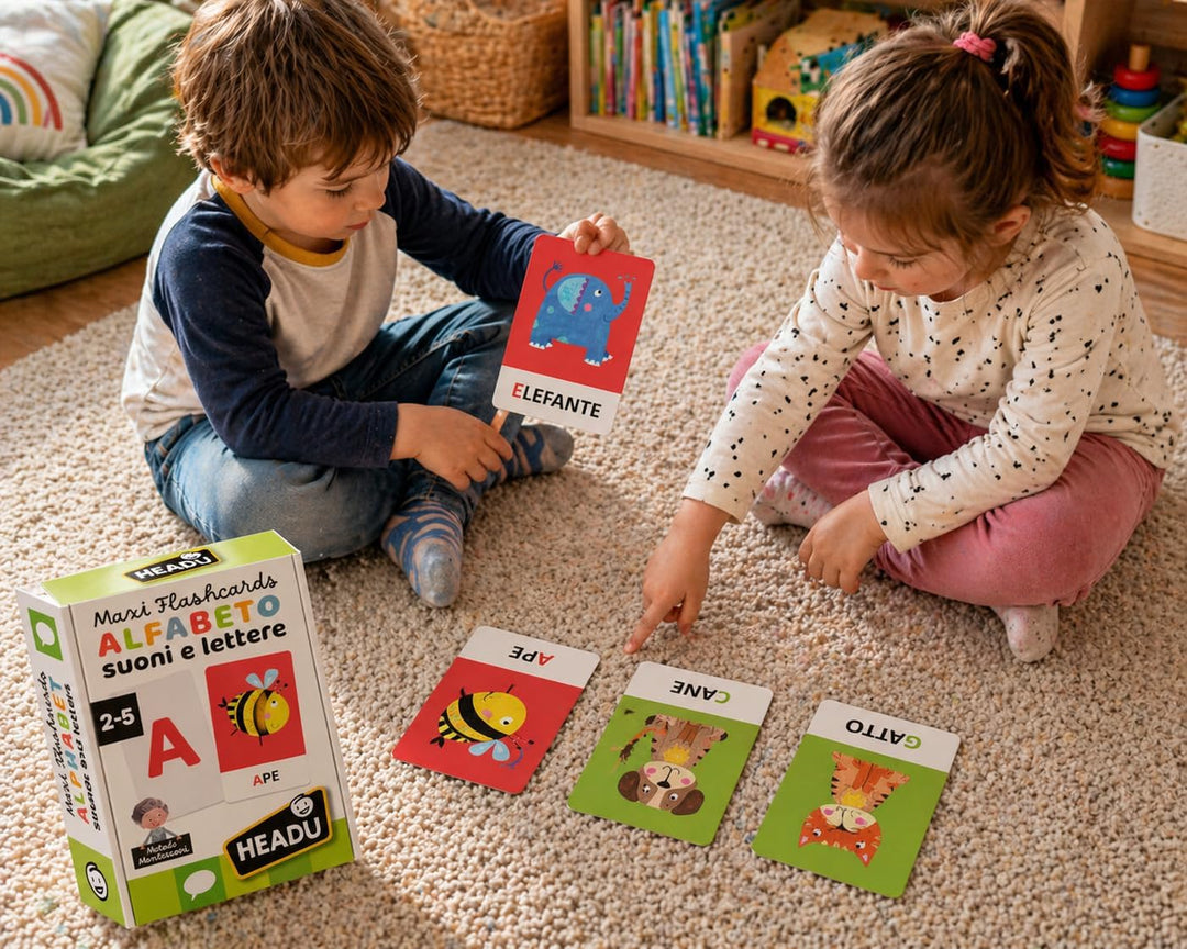 Headu - Flashcards Alphabet Taktile und Phonetisch, IT23752