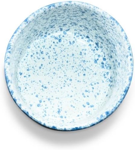 MAOCI - Matcha Tee-Schale Chawan aus Porzellan 350ml blau-weiss handgefertigt
