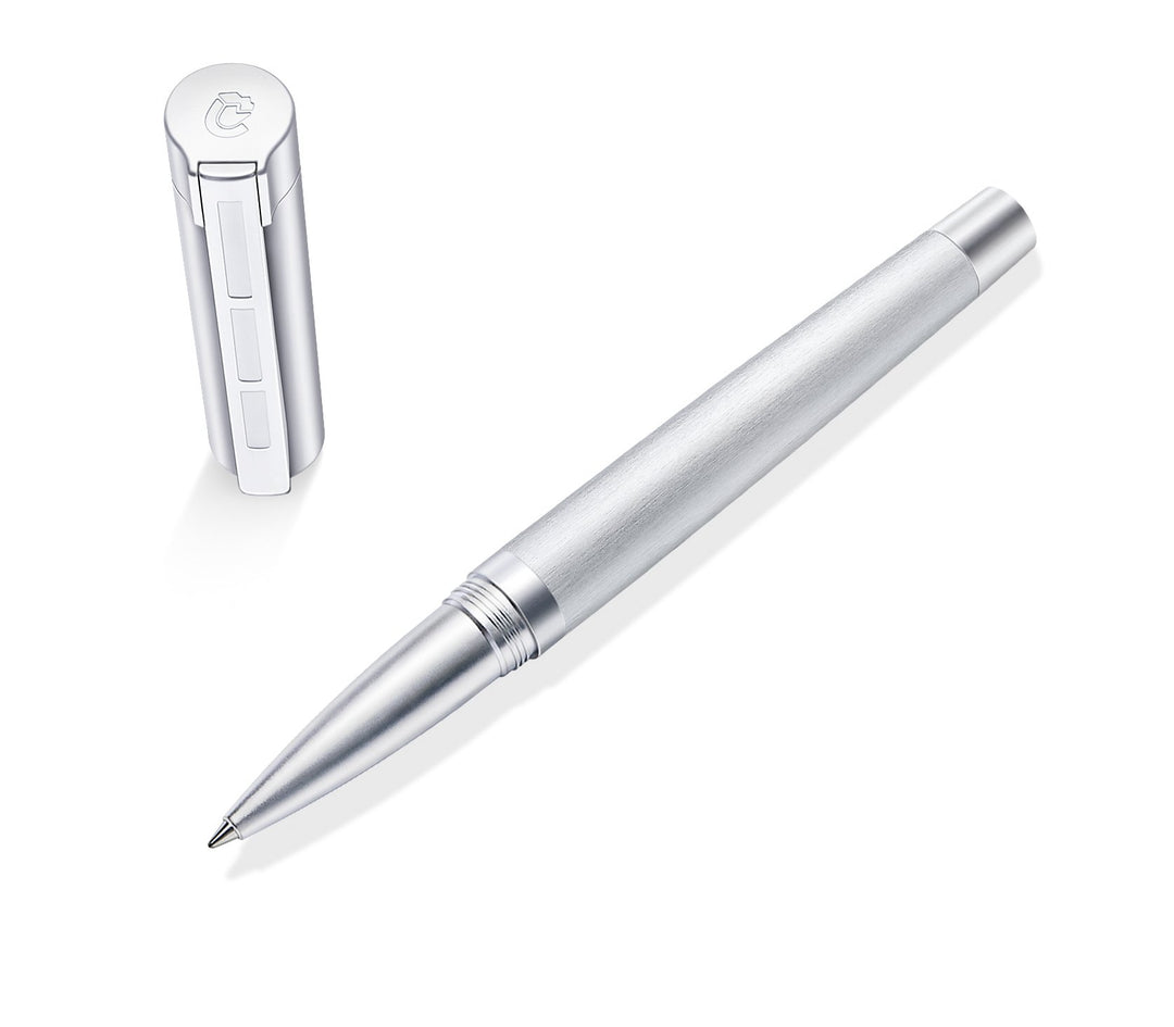 STAEDTLER Initium Metallum Tintenroller, Aluminium, M, schwarz, Made in Germany, mit edler Geschenkv