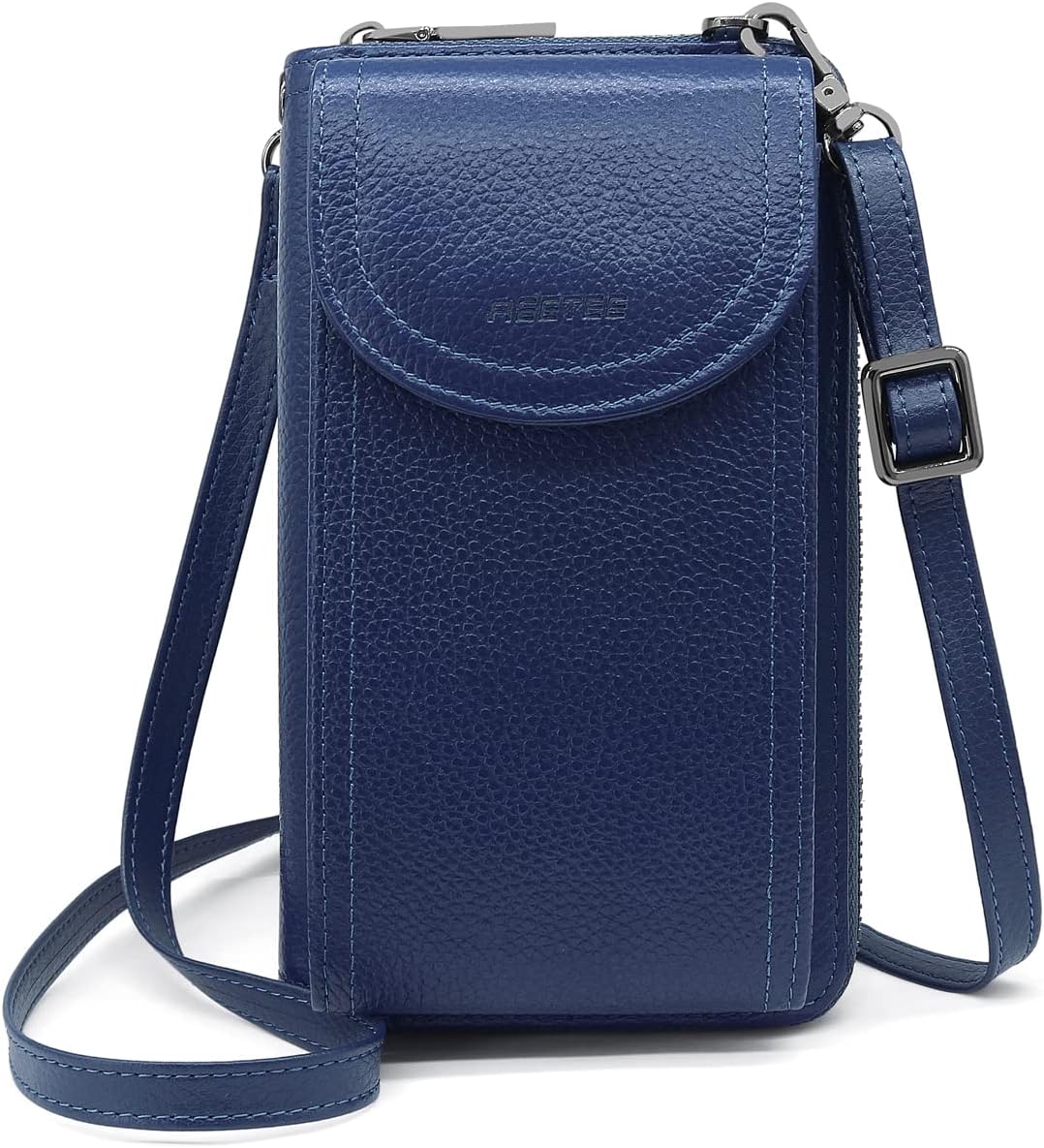 Handytasche zum Umhängen RFID Schutz Geldbeutel Damen Handy Umhängetasche Leder Viele Fächer Handy S