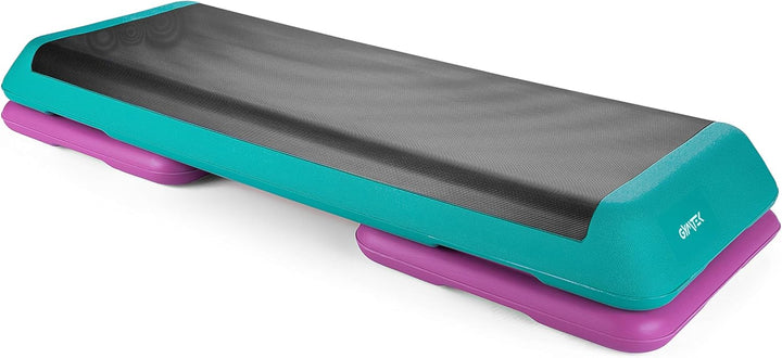 Queenfit Aerobic Step - Der ideale Stepper für Zuhause, Treppensteiger Fitnessgerät mit 3-Stufen-Höh