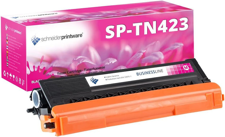 4 Schneider Printware Toner | 40% höhere Druckleistung | kompatibel zu Brother TN-423 TN-421 für Bro