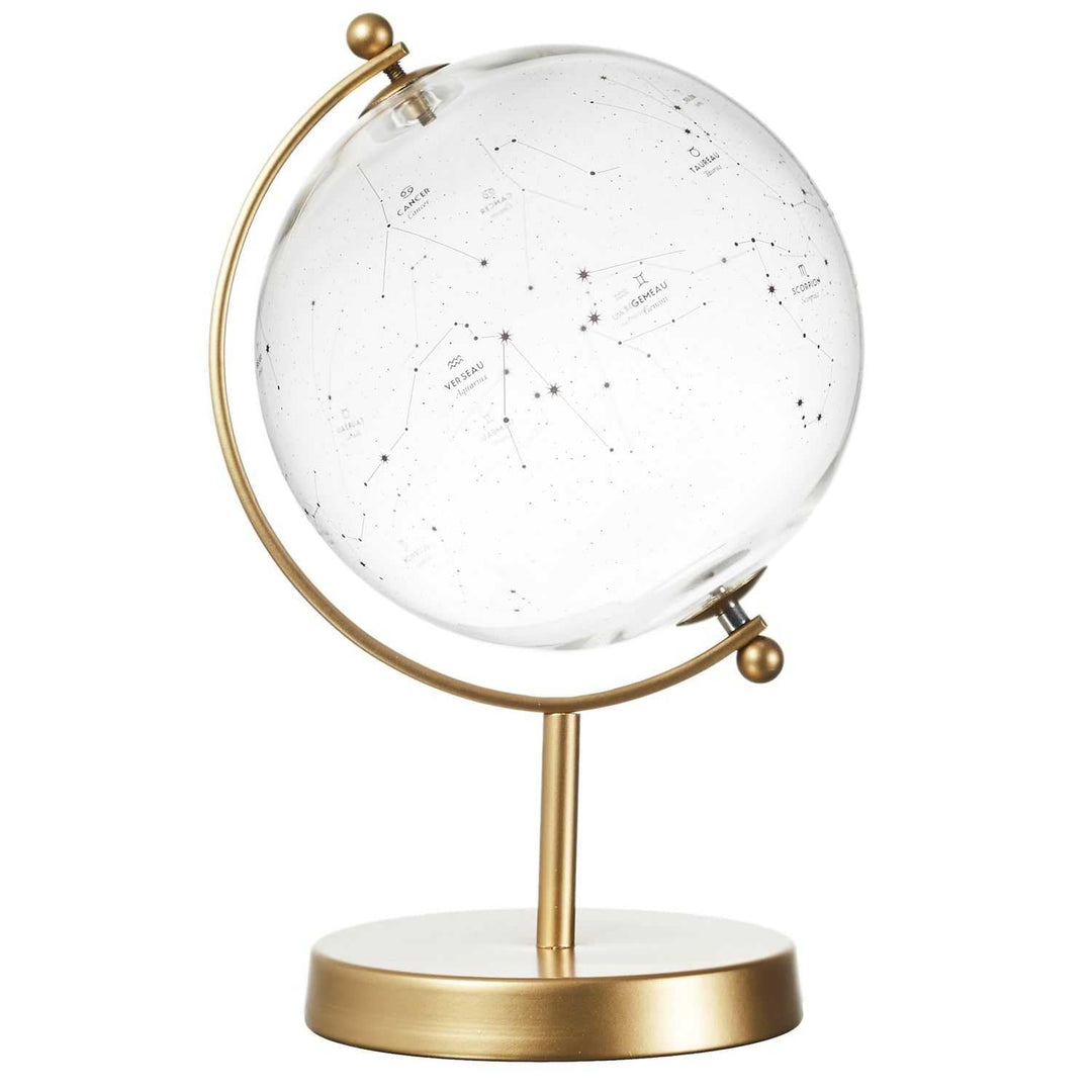 HOME DECO FACTORY, HD0093, Decorative Glass Globe with Constellations, elegant Decorative Object for