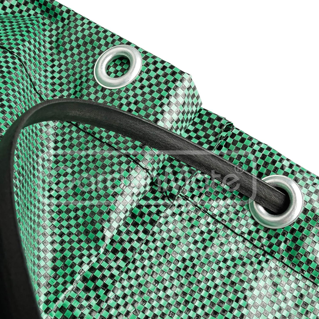 GardenMate 2X 272l Gartensack Laubsack Gartenabfallsack stabil - Gartensäcke für Gartenabfälle - Lau