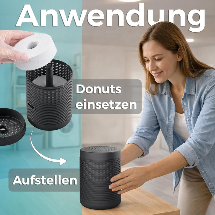 King Kong State Luftentfeuchter ohne Strom | bis 27m² | inkl. 3-Monatsvorrat Luftentfeuchter-Granula