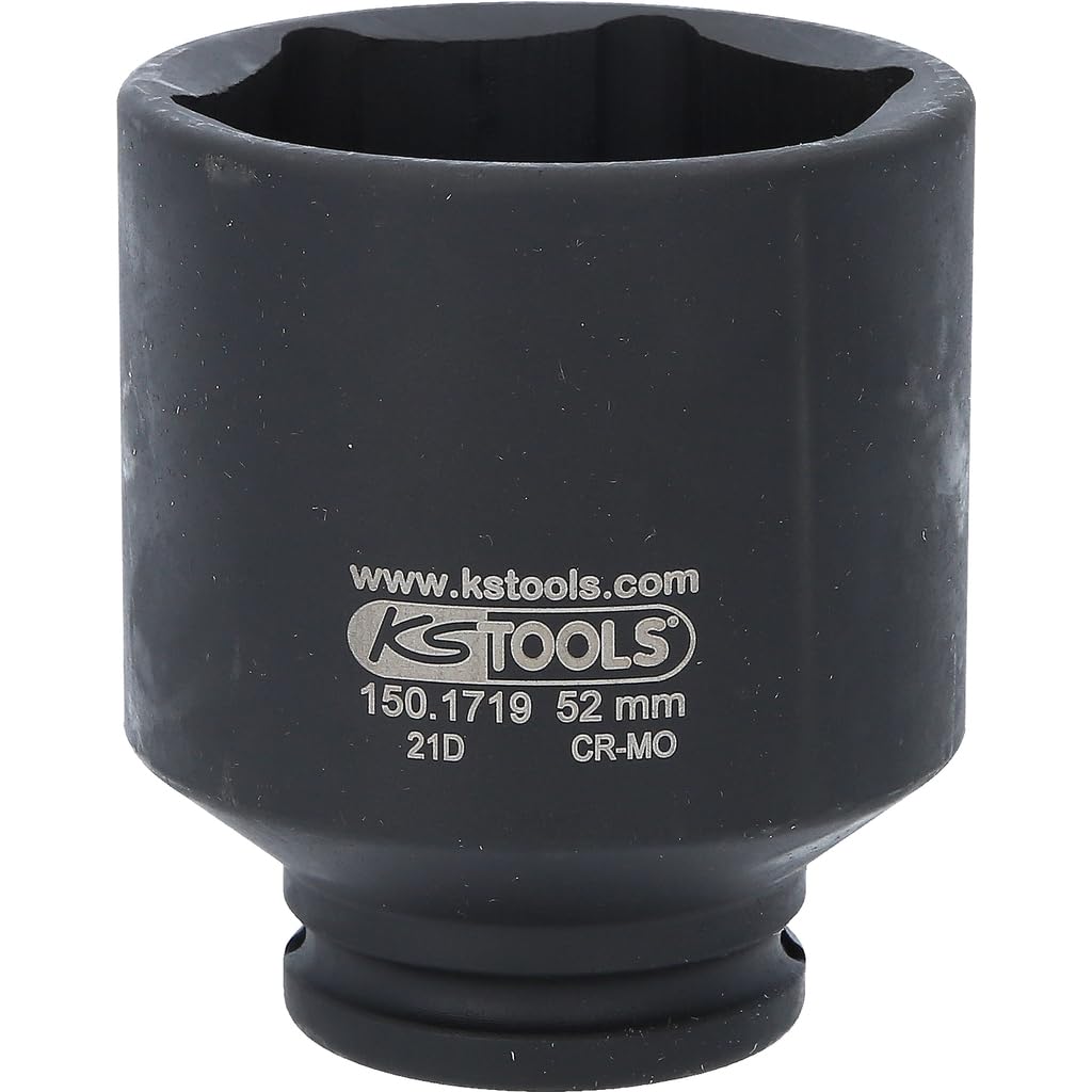 KS Tools 150.1719 1/2" Antriebswellen-Spezialstecknuss, 52mm