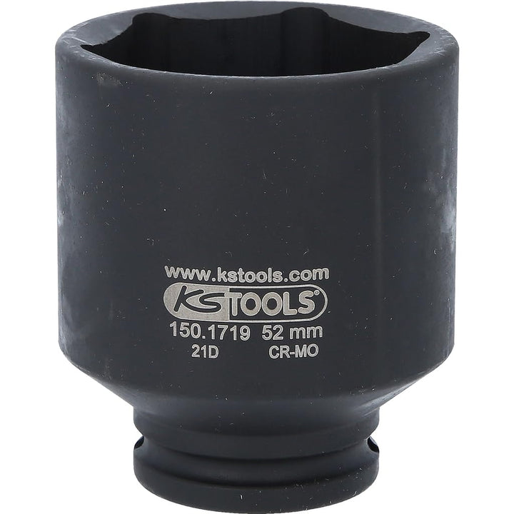 KS Tools 150.1719 1/2" Antriebswellen-Spezialstecknuss, 52mm