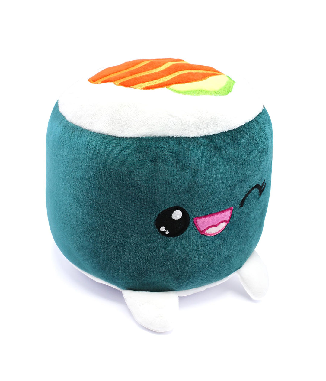 Joy Toy Plushi Maki Sushi mit Lachs Plüsch 20 cm, Rosa (Pink) Maki Lachs, Maki Lachs