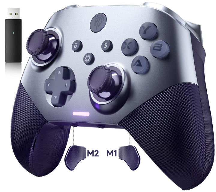 EasySMX X10 PC Controller mit Hall Triggers und Joysticks, Bluetooth Wireless Controller mit mechani