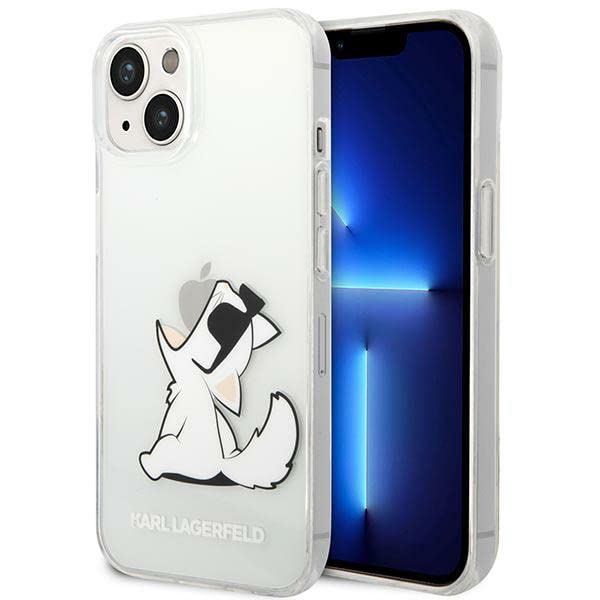 Karl Lagerfeld KLHCP14MCFNRC hülle für iPhone 14 Plus 6,7" hardcase transparent Choupette Fun