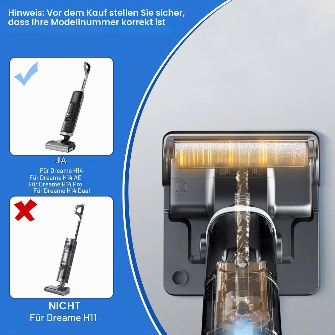 5 Stück Zubehörset für Dreame H14 / H14 Pro / H14 Dual / H14 AE Nass- und Trockensauger, Zubehör, 2