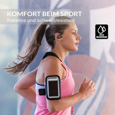 Revolutionäre Offene Ohr-Kopfhörer XORO KHB 35, Akku für 8 Std. Musikgenuss, Freisprechen, Bluetooth