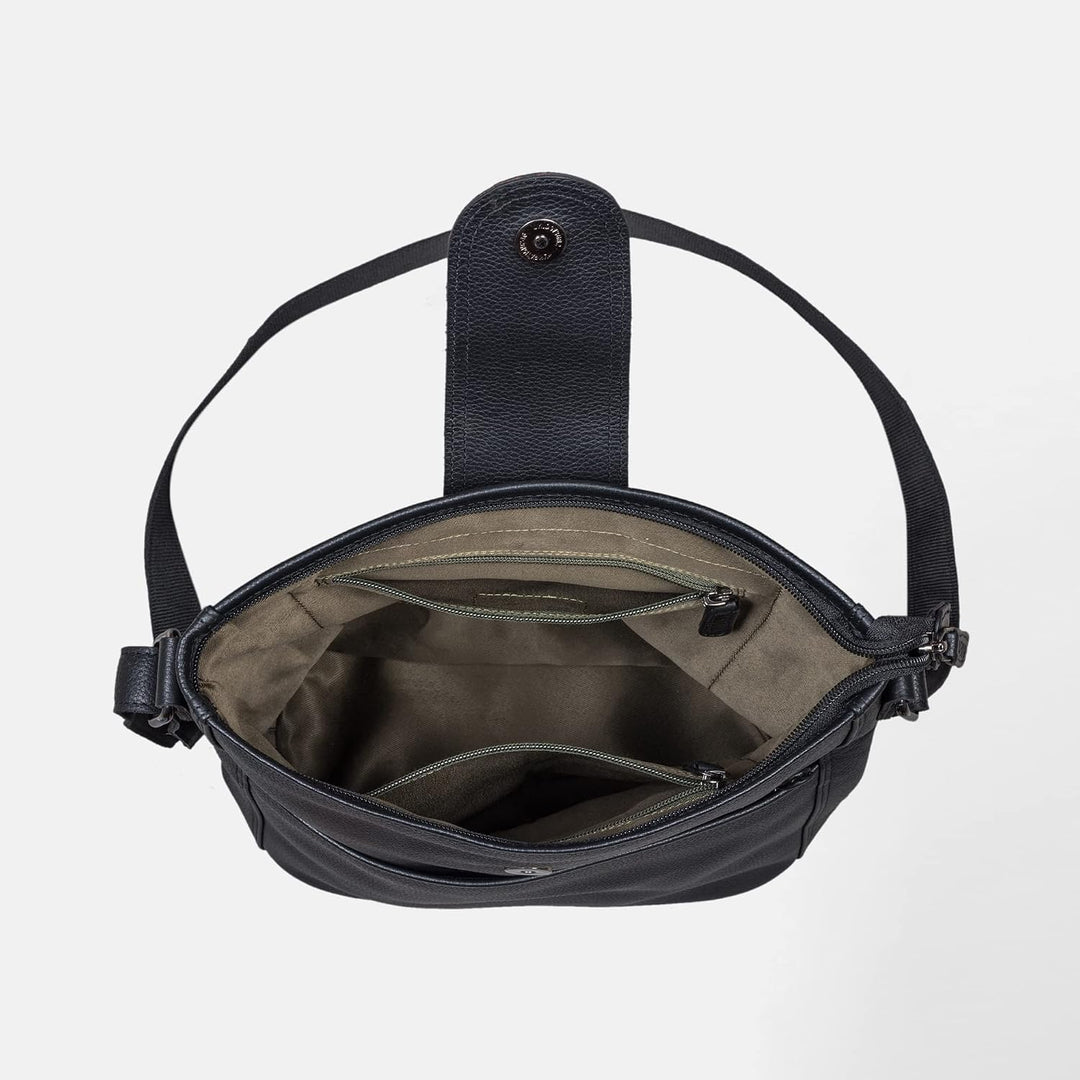 LEABAGS Leder Handtasche Damen I Premium Echtleder Umhängetasche I Damen Schultertasche I Damentasch