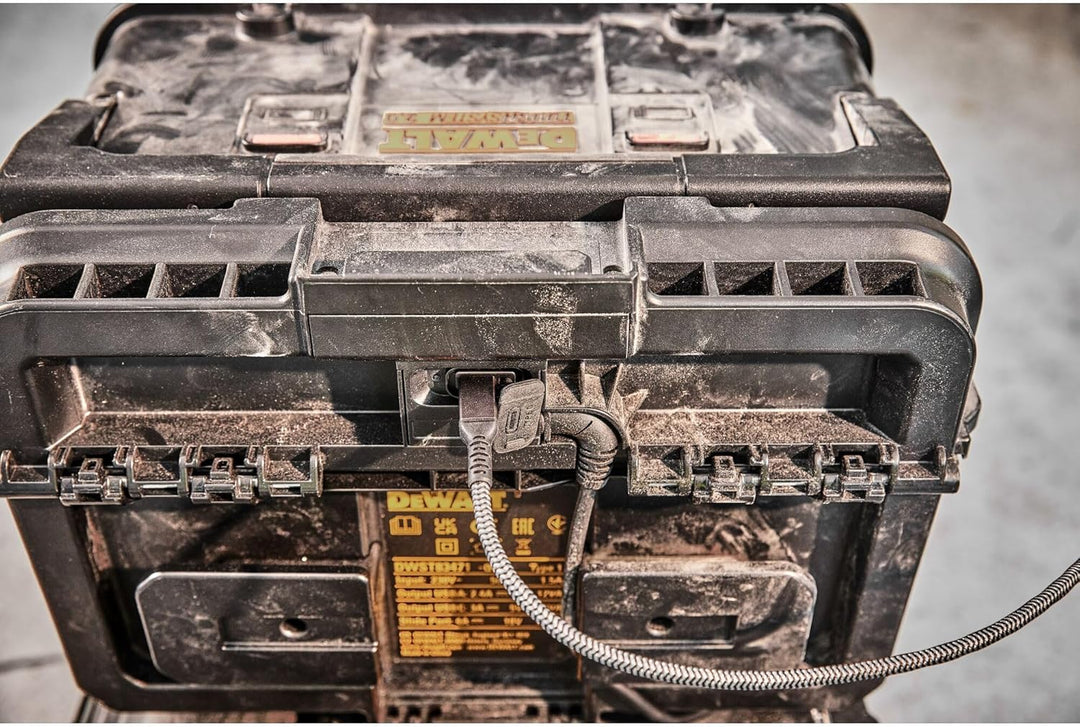 Dewalt ToughSystem 2.0 Akku-Ladebox DWST83471 (für 18V inkl. FlexVolt-Akkus, Doppelladegerät mit 4 A