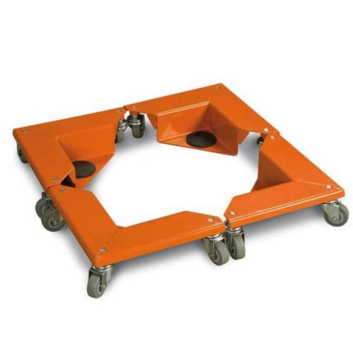 Unicraft Transportrollen, Ecktransportrollen ETR 4/150 (Tragkraft: 150 kg, niedrige Ladehöhe, Anti-R