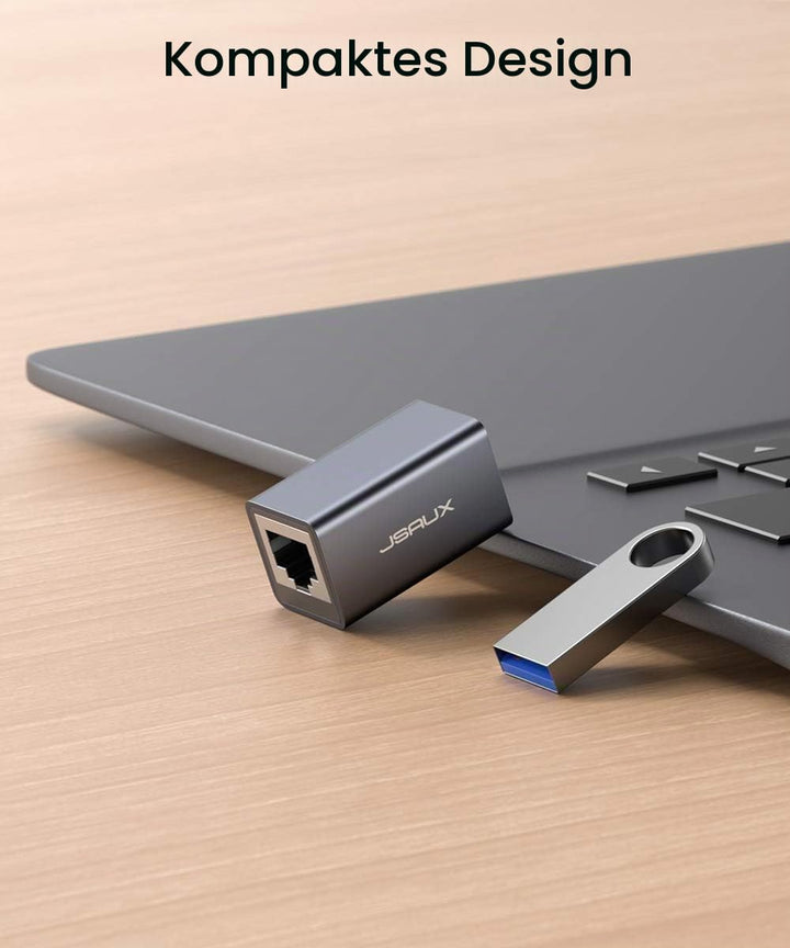 JSAUX RJ45 LAN Kupplung Ethernet Kabel Verbinder [5 Stück] Ethernet Koppler LAN Adapter für LAN Kabe