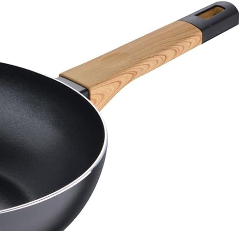 BERGNER BG-34627-BK Earth Black Keine Stickpfanne, Aluminium, 1 Liter, schwarz 28 X 7,5 cm, 28 X 7,5