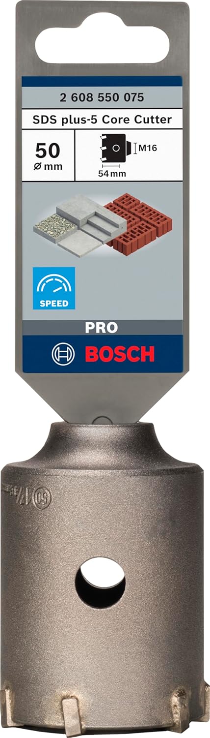 Bosch Professional Hohl-Bohrkrone SDS-plus-9 Core Cutter (Ø 50 mm), 50 mm