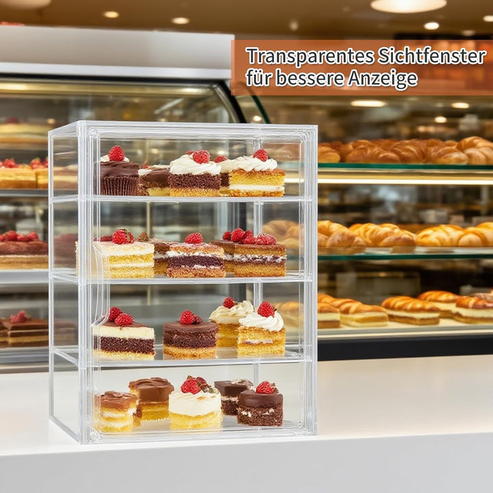 Gute Brotkasten Gross Transparente Brotbox - 4 Schichten Einstellbar Brotaufbewahrungsbox Acrylbox m