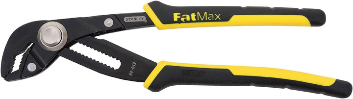 Stanley FatMax Wasserpumpenzange (304 mm Länge, Einstellung per PushLock, 17 Positionen, ergonomisch