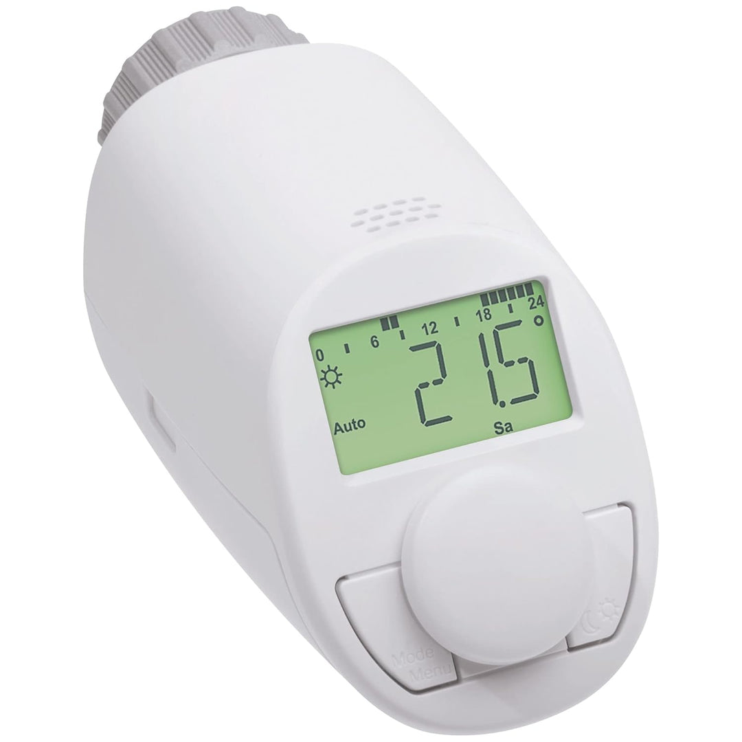 eqiva Elektronik-Heizkörperthermostat Model N, 2er-Set, Weiss 2er-Set ohne Bluetooth, 2er-Set ohne B