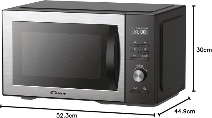 CMGA31EDLB Mikrowellengrill – 31 l – Leistung: 1000 W – Grill: 1000 W – Garraum aus Edelstahl – Digi