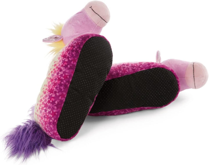 Nici 47852 Hausschuhe Pony Stars Pferd Candydust figürlich Gr. 38-40 (L) GREEN Gelb 38/41 EU, Gelb 3