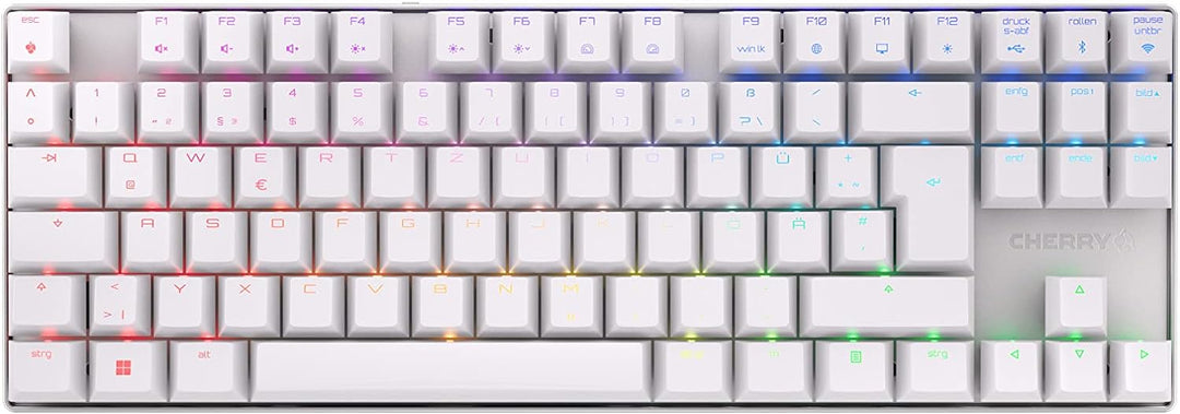 CHERRY MX 8.2 TKL Wireless, kabellose mechanische Gaming-Tastatur ohne Nummernblock, Deutsches Layou