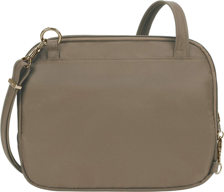 Travelon Damen Anti-theft Tailored E/W Organizer Reisetasche Einheitsgrösse Sandfarben, Einheitsgrös