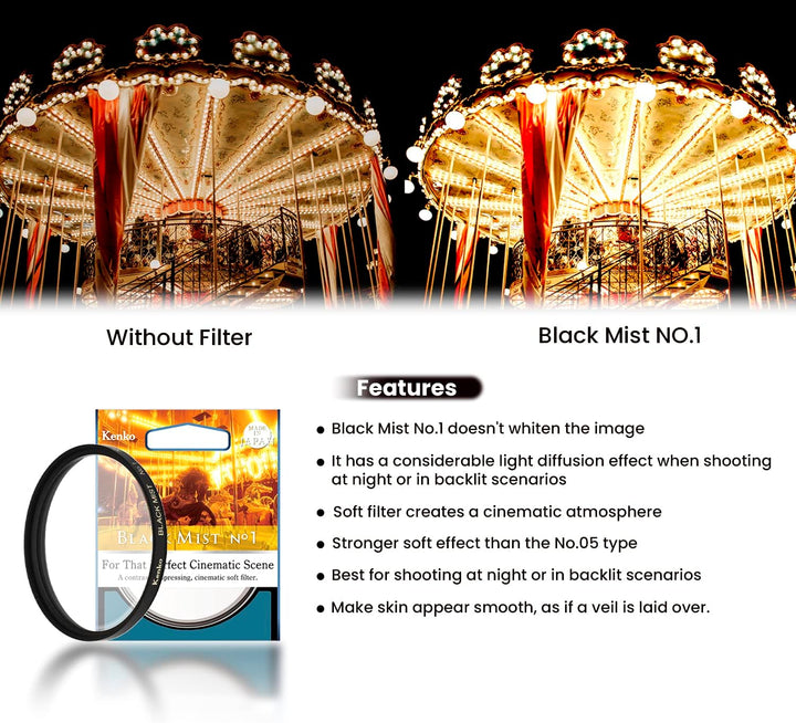 Black Mist N°01 ø67mm N°01 67mm, N°01 67mm