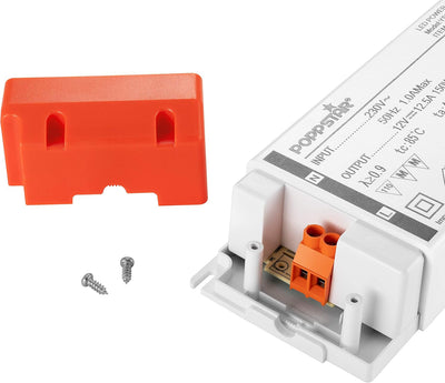 Poppstar LED Trafo Transformator 230V AC / 12V DC 12,5A für 1,5 W bis 150 Watt LEDs 12V DC 12.5A 150