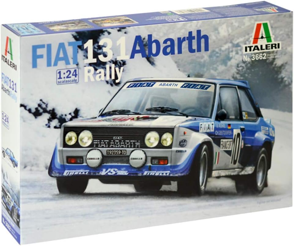 ITALERI 3662S - 1:24 Fiat 131 Abarth Rally , Modellbau, Bausatz, Standmodellbau, Basteln, Hobby, Kle