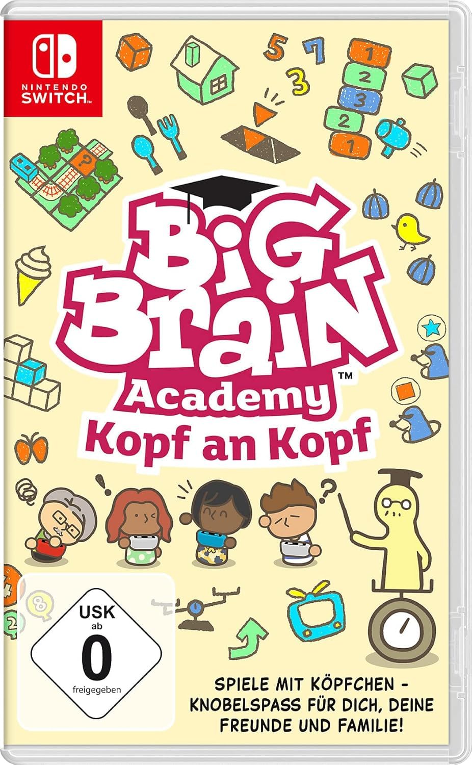 Big Brain Academy: Kopf an Kopf - [Nintendo Switch] Nintendo Switch Standard, Nintendo Switch Standa