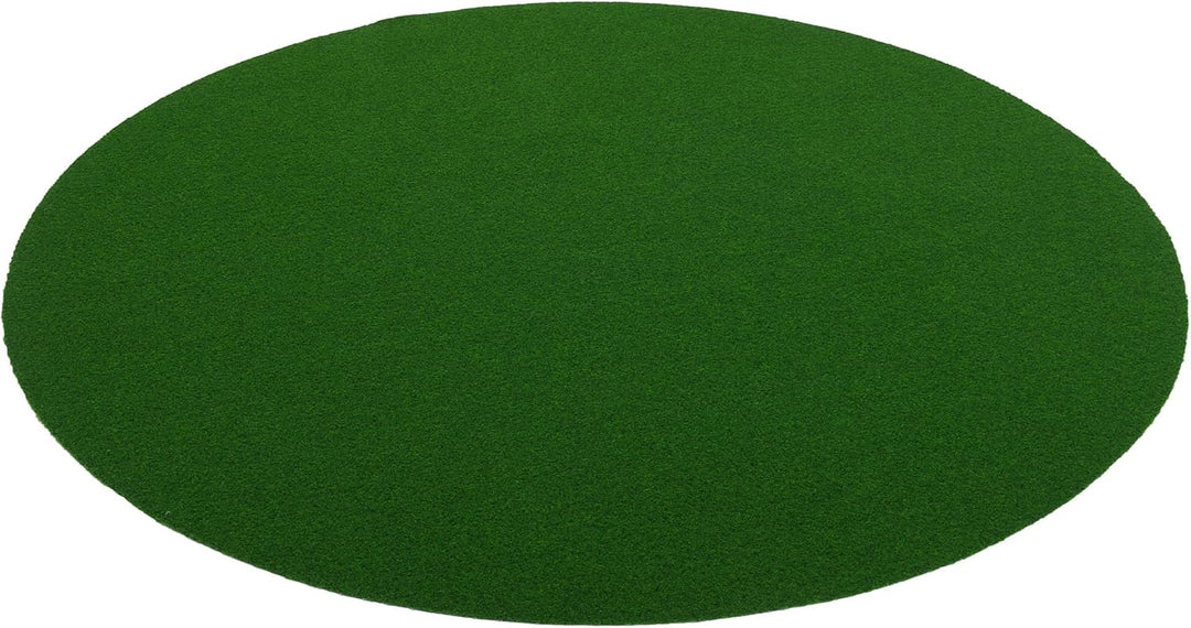 Snapstyle Kunstrasen Rasenteppich mit Noppen Kingston Grün Mix Rund in 5 Grössen 100 cm Rund, 100 cm