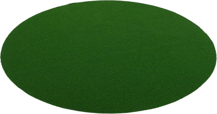 Snapstyle Kunstrasen Rasenteppich mit Noppen Kingston Grün Mix Rund in 5 Grössen 100 cm Rund, 100 cm