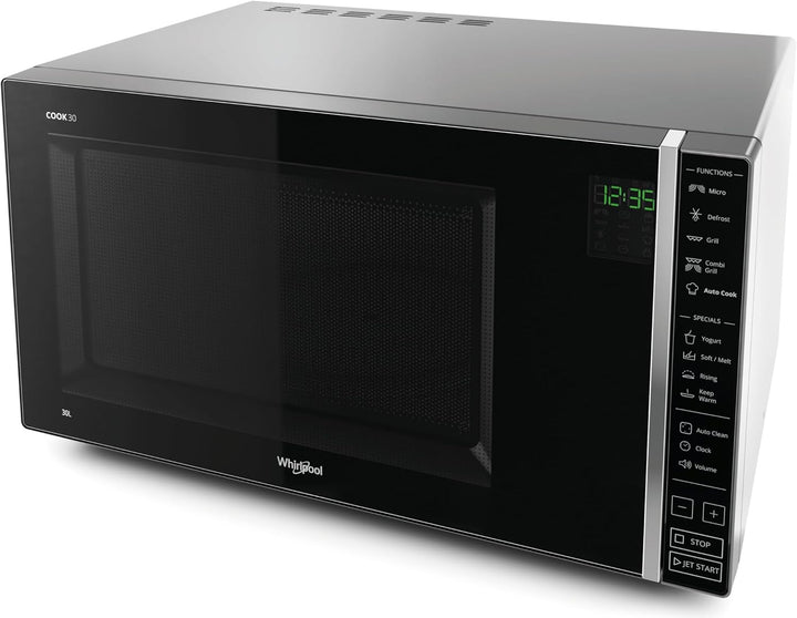 Whirlpool MWP 303 SB Kombination Grill und Mikrowelle / 900 W/ 30 L Garraum / Quartz Grill 1050 W /