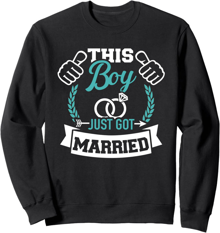 Hochzeit verheiratet Spruch Sweatshirt