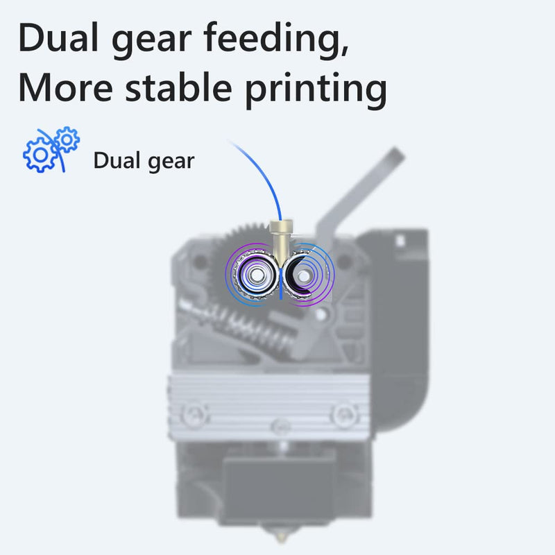 Creality 3D Offiziell Sprite Extruder Pro Kit Dual Gear Feeding Ganzmetall Design 3,5:1 Übersetzungs