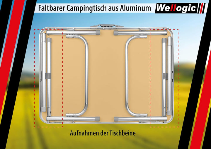 Campingtisch klappbar faltbar höhenverstellbar klapptisch Camping Tisch