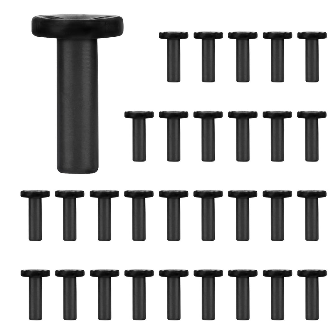 BOXOB 30pcs 1/4" Tropfbewässerung Endstopfen Fittings, Schnellkupplung Steckverbinder Endkappe für 1