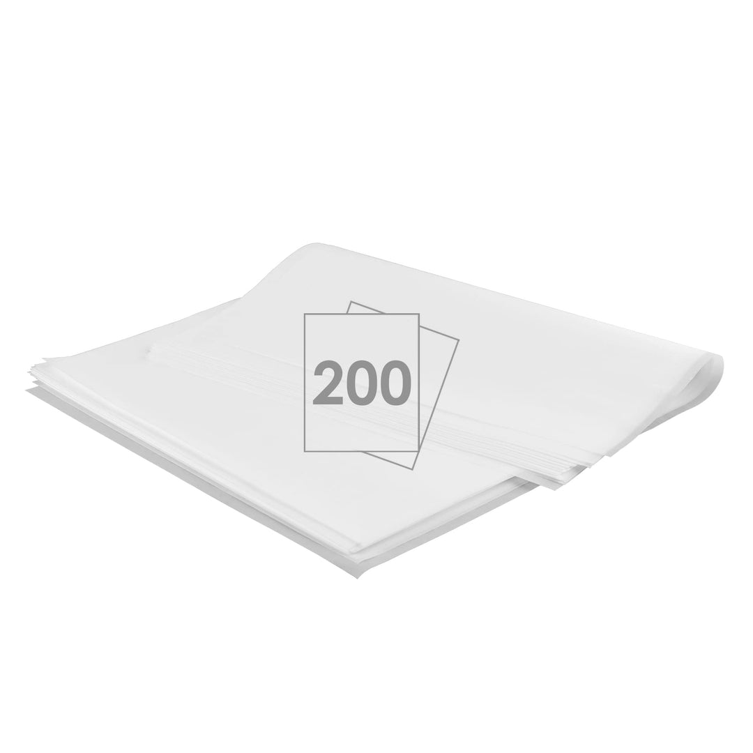 Backpapier Zuschnitte, Joyfair 200 Blatt Rechteckig Wasserdicht Fettdicht Antihaft Wachspapier, 40 x