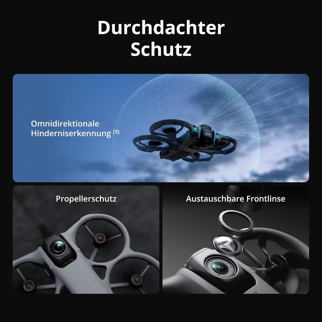 DJI Avata 360 Motion Fly More Combo, 360°-Drohne mit 1-Zoll-8K-360°-Imaging, 360°-Kameradrohne mit P