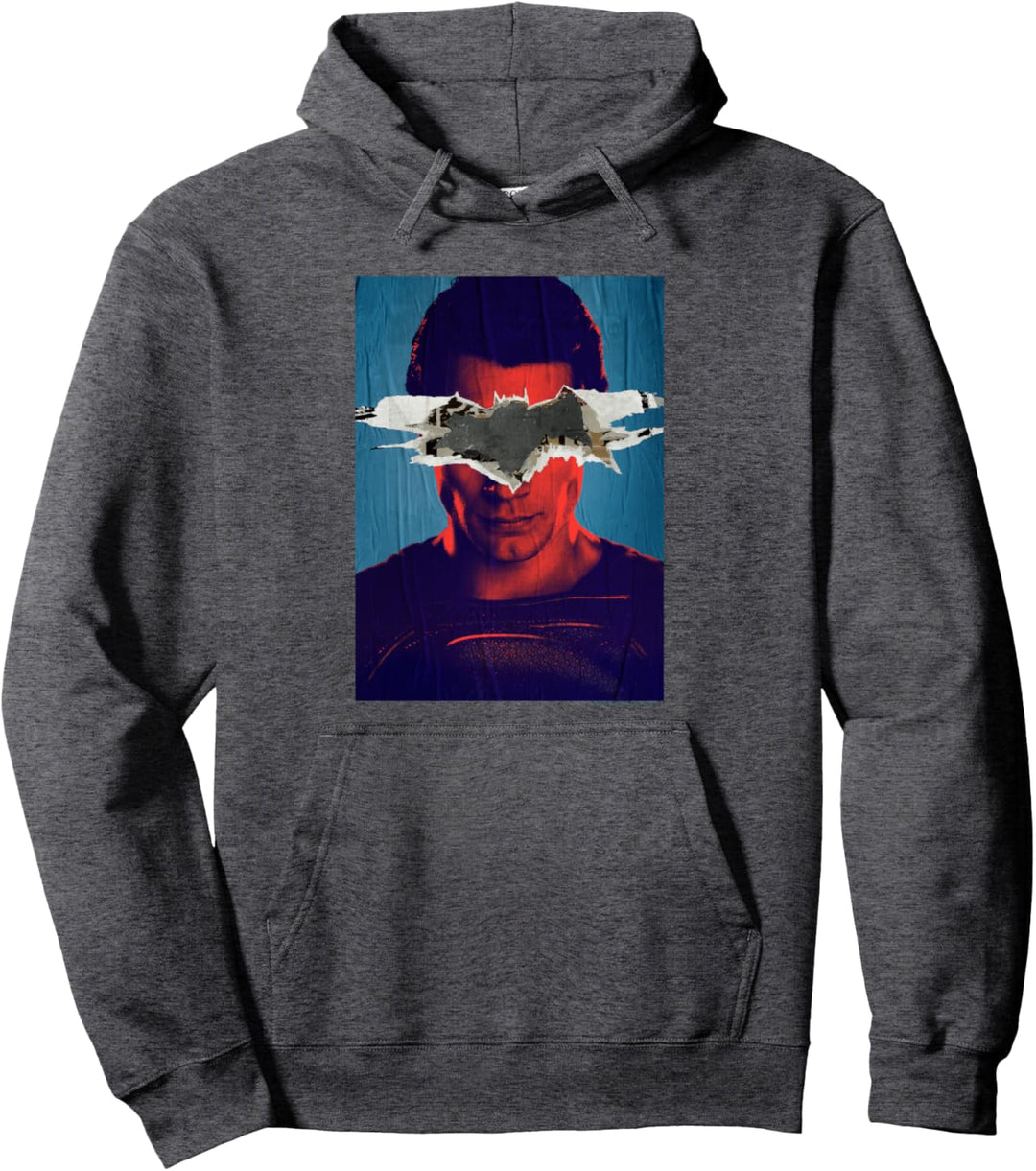Batman v Superman Superman Poster Pullover Hoodie