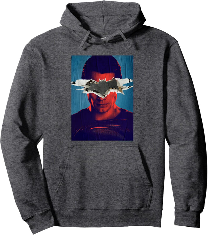 Batman v Superman Superman Poster Pullover Hoodie