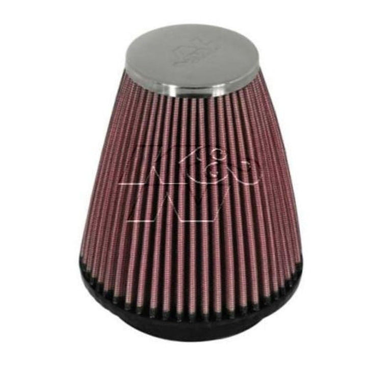 K&N RC-1250 KFZ und Motorrad Universal Chrom Filter, Rot