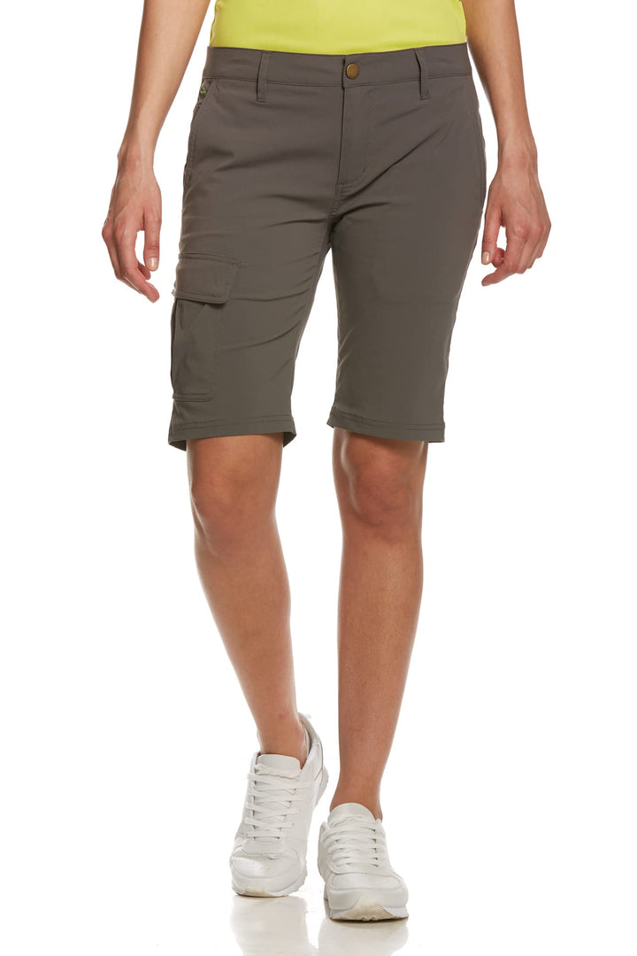 Jeff Green Damen Elastische Schnell Trocknende Kurze Leichte Cargo Outdoor Funktions Hose Melina Gra