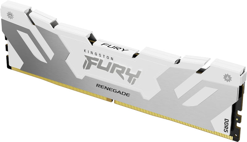 Kingston Fury Renegade Weiss XMP 16GB 6400MT/s DDR5 CL32 DIMM Desktop Gaming Speicher Einzelnes Modu