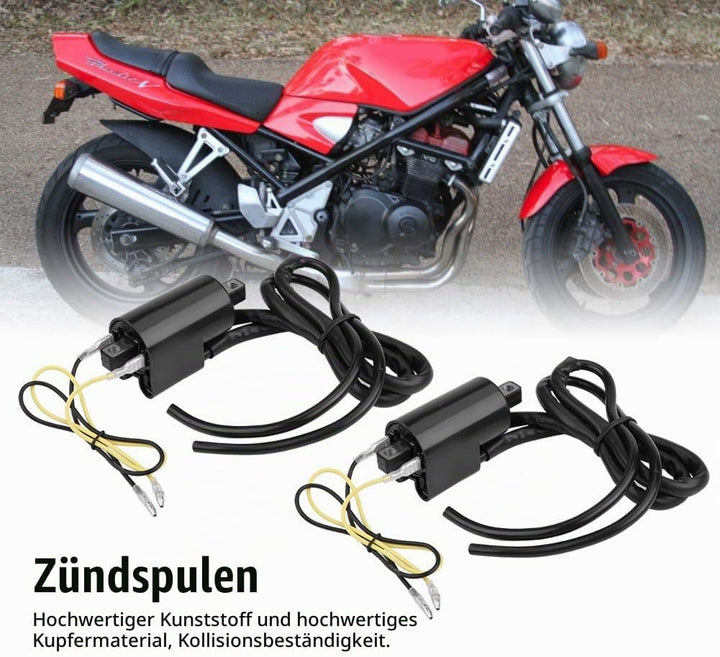 2 Stück Performance Zündspule Motorradzubehör Zündspule für GSF400 GSF600 GSF1200 Bandit